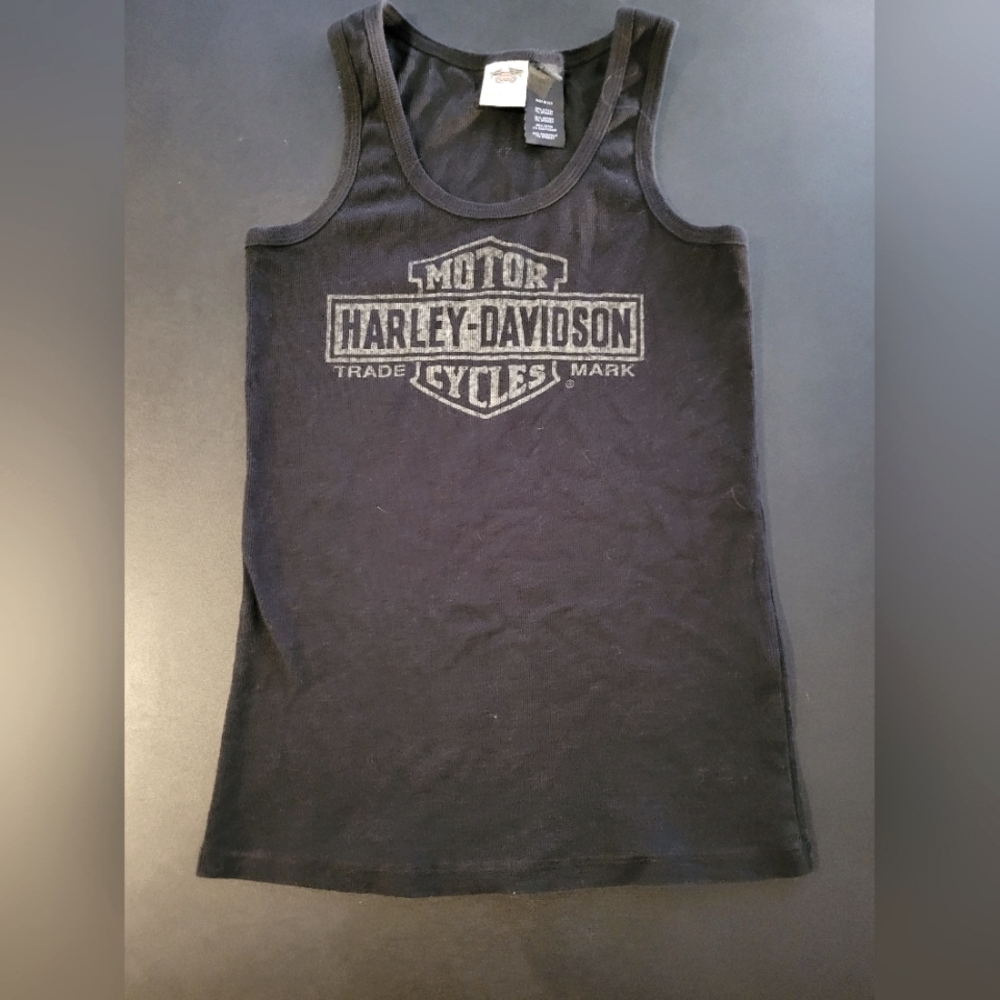 Womens Harley davidson black tank top